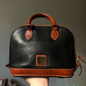 Dooney & Bourke Pebble Grain Bitsy Bag in Black